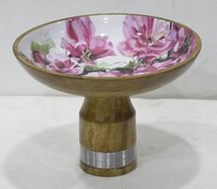 Fruit Dish With Enamel - Color: Different Colors Available