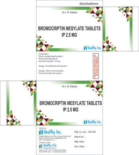 Bromocriptin Mesylate tablets 2.5 mg