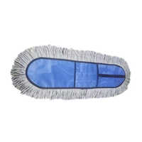 Cotton Dry Mop Refill - Cotton Material, 2 Inch Size , Blue And White Color For Effective Cleaning On Various Surfaces