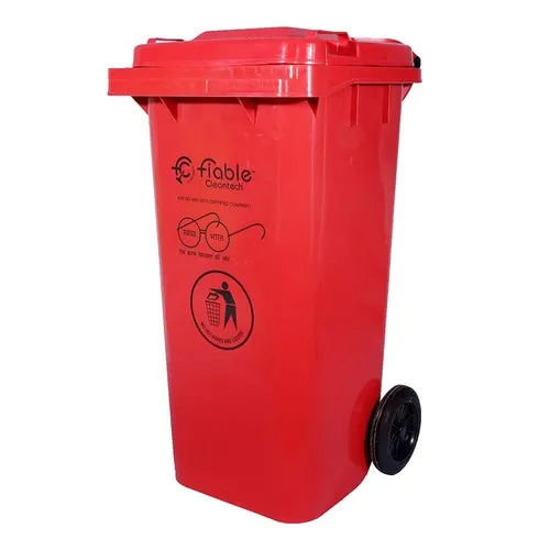 Wheeler Plastic Dustbin Application: Domestic