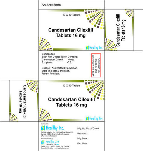 Candesartan tablet 16mg