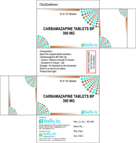 Carbamazapine tablets  300 mg