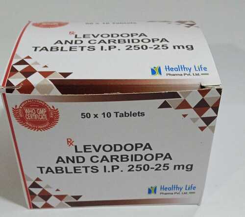 Carbidopa 25Mg + Levodopa 250Mg Tablet