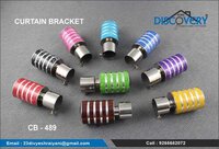 4 Line Curtain Bracket - Steel Material, Elegant Design | Durable Solution For Main Door Security And Aesthetic Enhancement