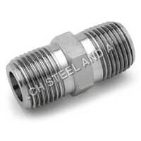 A234wpc Carbon Steel Nipple - Carbon Steel Material, Round Shape, Silver Color, Butt Fusion Connection | Industrial-grade Durability