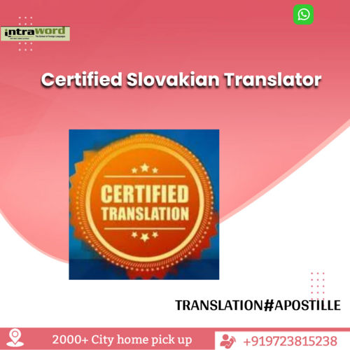 Certified Slovakian Translation