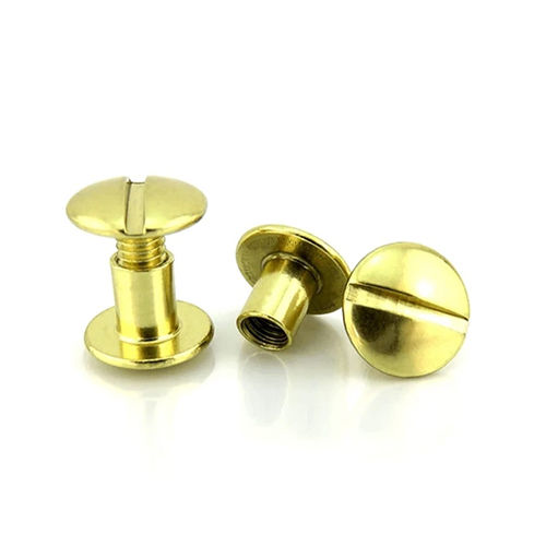 Golden Brass Chicago Screw