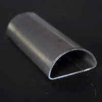 Stainless Steel Half Round Pipe - High-grade Galvanized Mild Steel, Matte Finish | Warranty-backed, Ideal For Industrial Applications