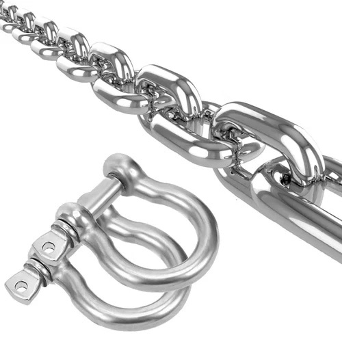Stainless Steel Straight Link Chain