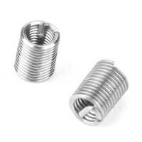 Stainless Steel Inserts - 6 Mm Length X 3 Mm Width, Silver Color | Industrial-grade, Round Head Shape, Polished Surface Finish
