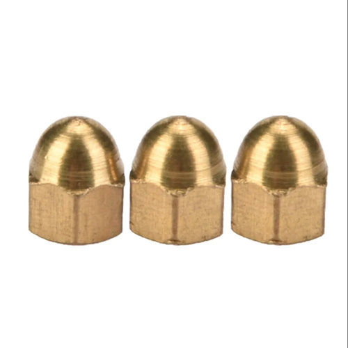 Brass Dome Head Cap Hex Nut Size: Standard