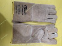 Supplier Of Safety Gloves - Leather, Brown | Unisex, Hand Protection, Reusable, Bacteria Filtration Efficiency, Industrial Personal Safety