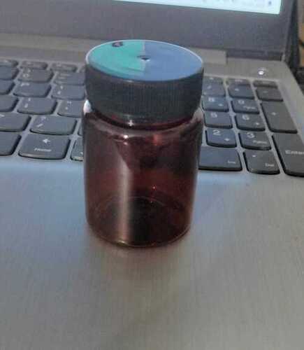 Amber Tablet Container - Color: Multicolor
