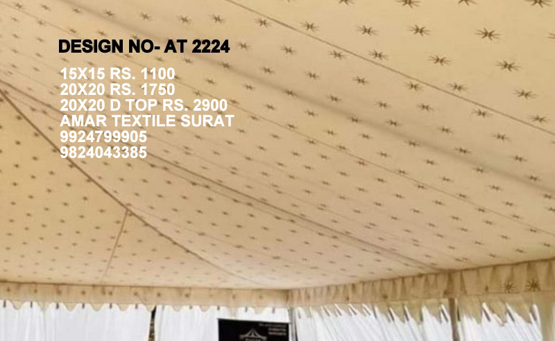 CEILING TENT CLOTH