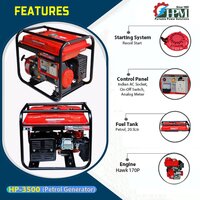 3 KVA Portable Generator Manual Start  Model HP-3500