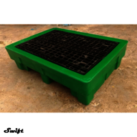 DSCP-DL2 2 Drum Spill Containment Double Wall Chemical & Oil Spill Control Pallet
