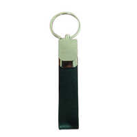 Metal Leather Keychain