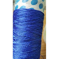 High Tenacity Polyester Yarn - 100% Polyester, Plain Weave, Blue Color | Ideal For Sewing Applications With Enhanced Durability And Strength