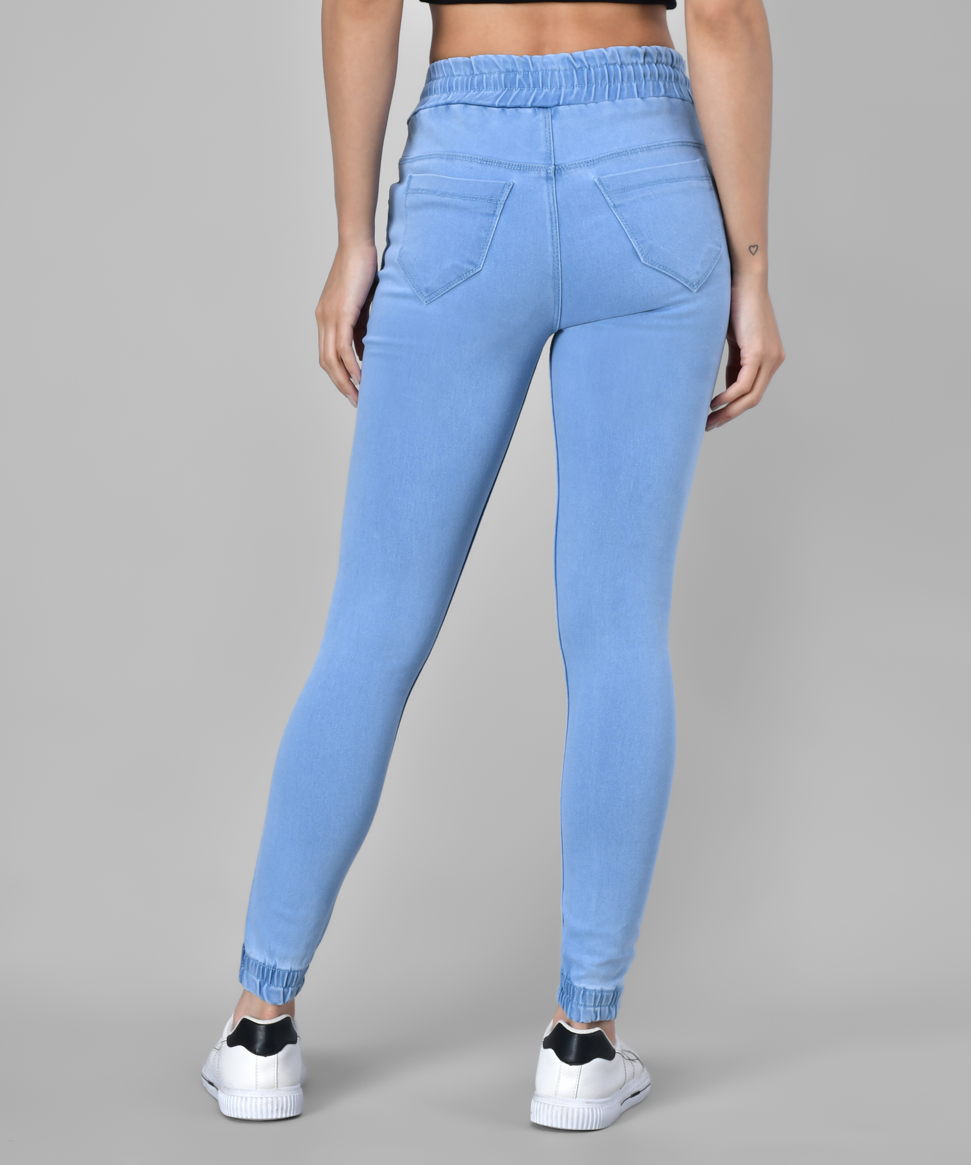 M MODDY 353ICE Slim Fit Jogger Style Women Blue Jeans