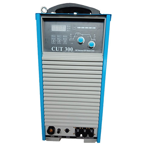 Cut Series (IGBT) Inverter DC Air Plasma Cutter - Steel, Customized Size, White and Blue | Industrial Use, Normal Hardness, Rectangular Design