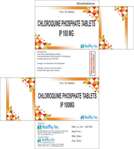 Chloroquine phosphate tablets 100 mg