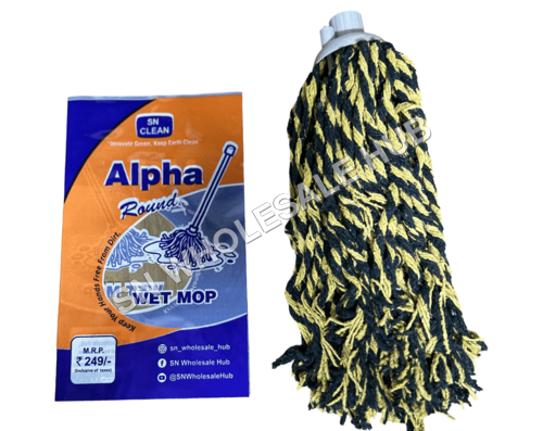 Alpha Round Mop (Without Rod)