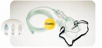 Pediatric Nebulizer Mask - Medical Grade Pvc, Universal Compatibility, Adjustable Straps, Transparent | Ergonomic Design For Secure Fit