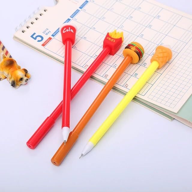 FANCY FASTFOOD PENS FOR STUDENT (12 PCS SET)