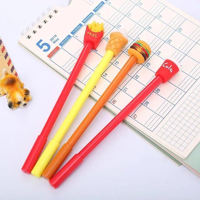 FANCY FASTFOOD PENS FOR STUDENT (12 PCS SET)