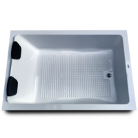 Phoenix 6 ft x 4 ft Fixed Bathtub