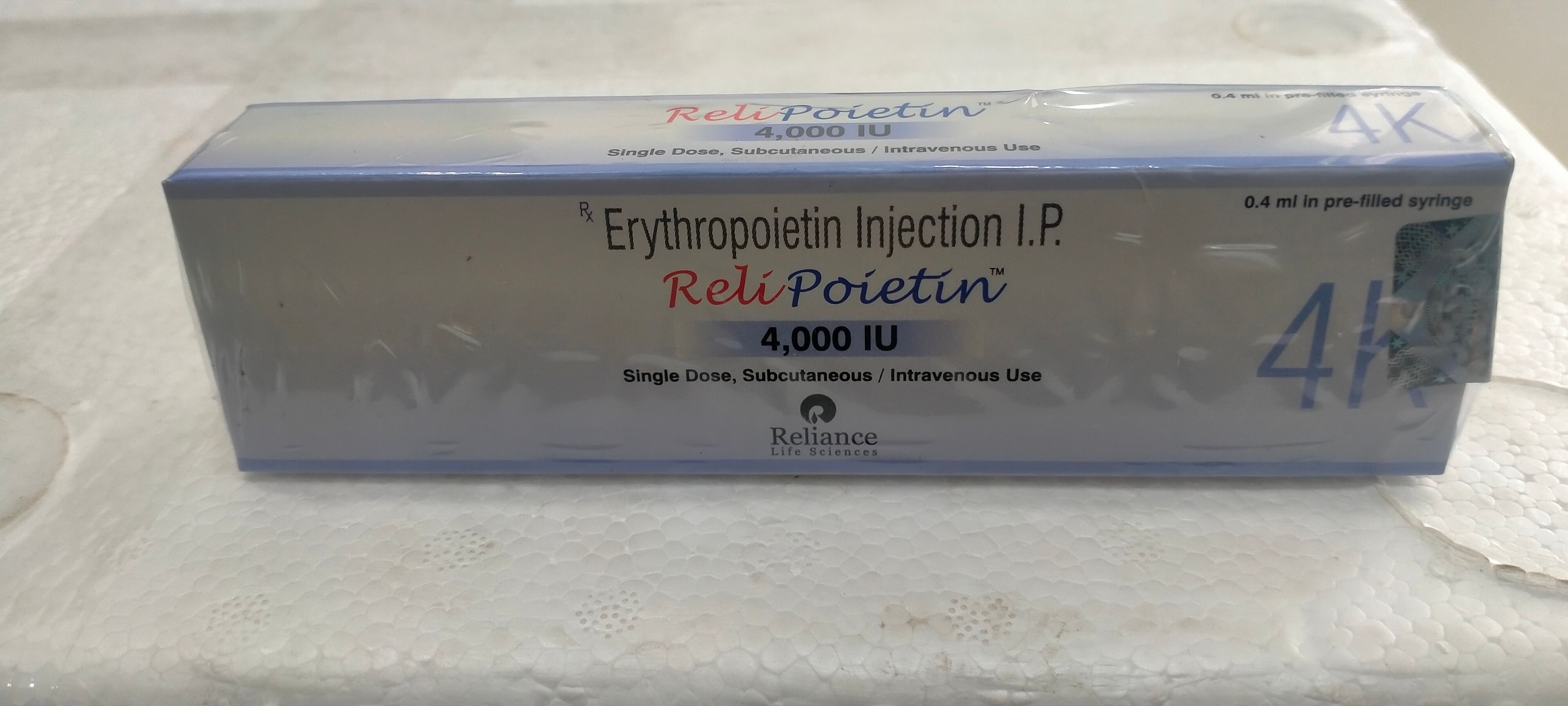 Relipoietin 4000IU Injection