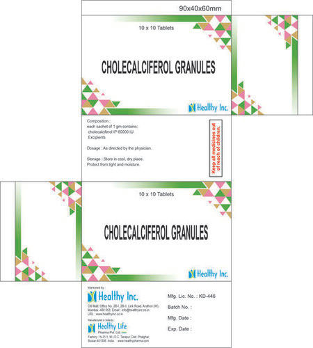 Cholecalciferol Granules 1 gm 60000 IU