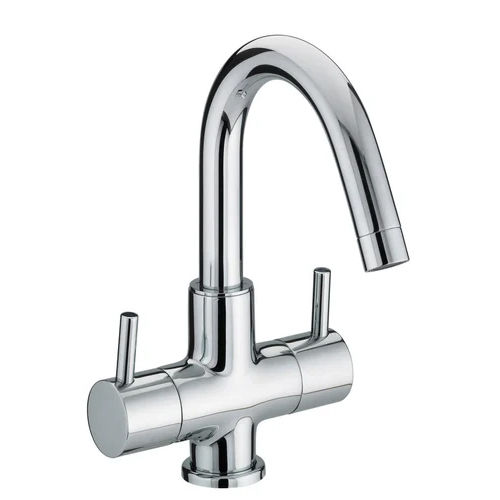 Silver Sink Mixer Swivel Spout