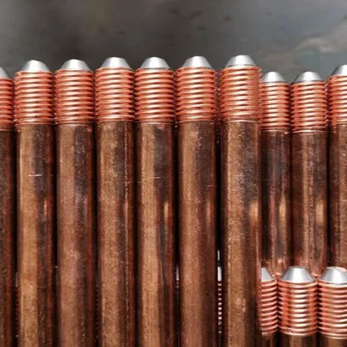 Threaded Copper Earthing Electrode Application: Industrial