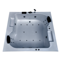 Innovation 6 ft x 5.25 ft Combi-Massage Bathtub