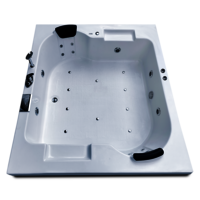 Innovation 6 ft x 5.25 ft Combi-Massage Bathtub