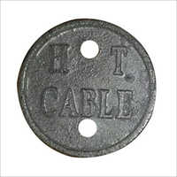 Ht Cable Marker - Cast Iron, 100mm Diameter X 450-600mm Length, Silver Color, 15m Cable Size | Industrial Application, Durable Design