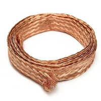 Flexible Copper Strip - 0.5-inch X 4-inch, Pure Copper With Flat Shape And Brown Color