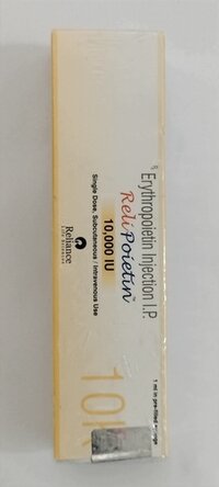 Relipoietin 10000iu Injection - Ingredients: Recombinant Human Ery Thropoietin Alfa (10000iu)