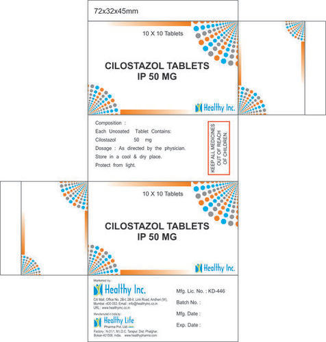 Cilostazol tablet 50mg