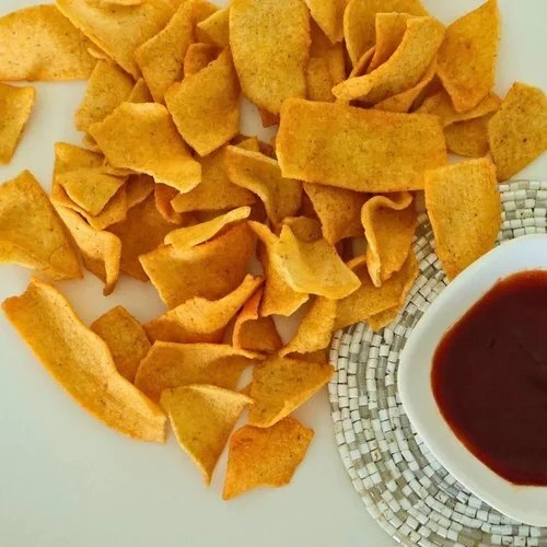 Baked and Nutritious Soya Chips (Magic Masala)