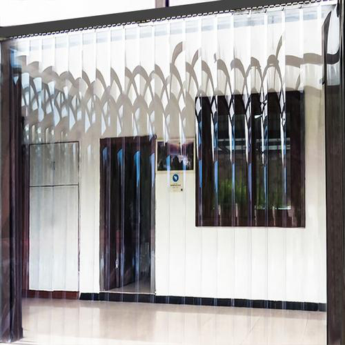 White PVC Soft Door Curtains