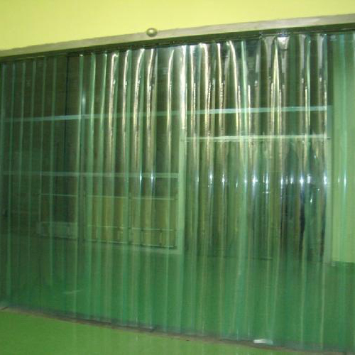 Green PVC Soft Door Curtains