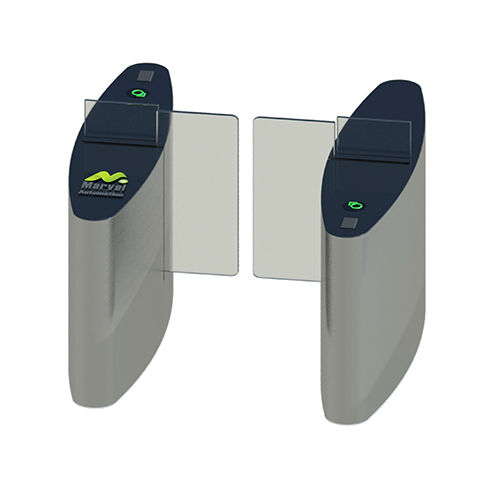 Silver Ss Sliding Flap Barrier