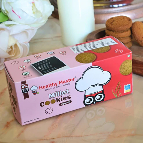 High in Dietary Fiber Multi Millet Ajwain Cookies And Biscuits