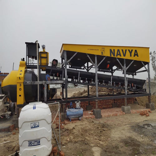 High Efficiency Drum Mixer Concrete Batching Plants