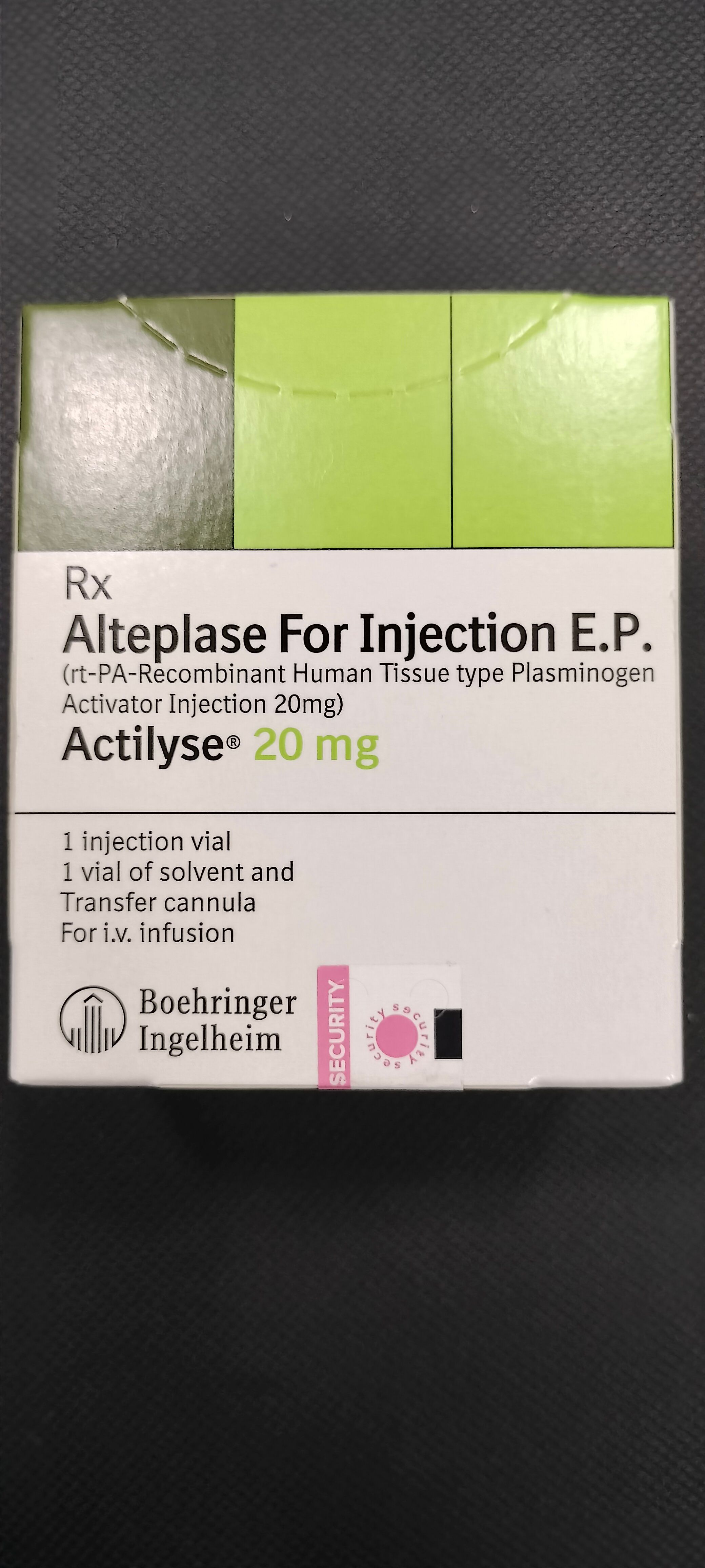 Actilyse 20mg Injection