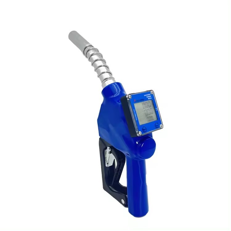 Hot Sales Automatic Fuel Dispenser Nozzle with Digital Flow Meter Auto Shut Off Fuel Nozzle