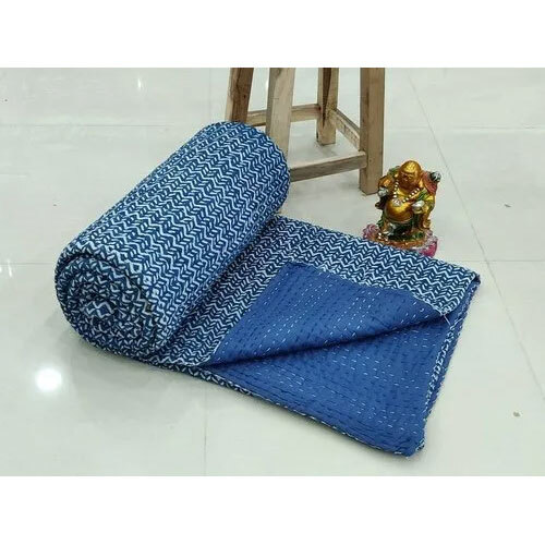 Handmade Kantha Quilts Trow Blankets