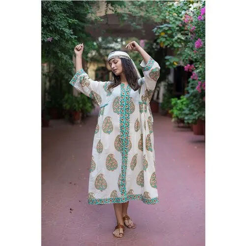 Lady Printed Kaftan By Meera